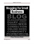 Blogging For Small Business