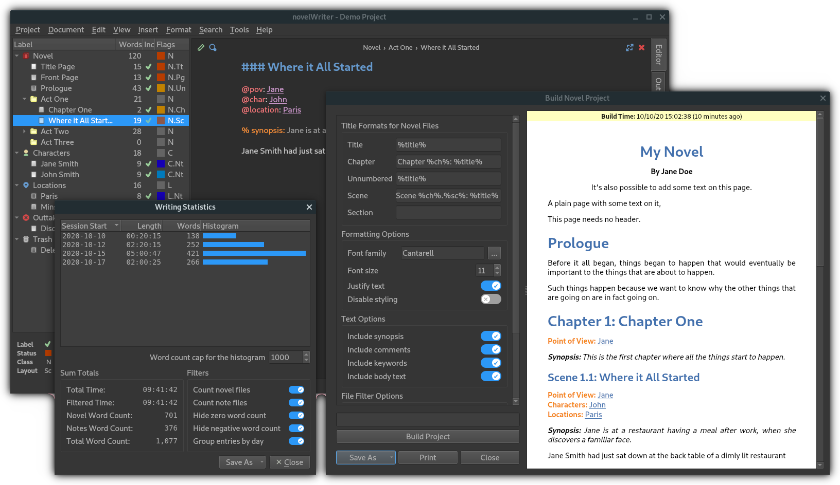 Author Resource: Write A Book With A Markdown Text Editor NovelWriter ...