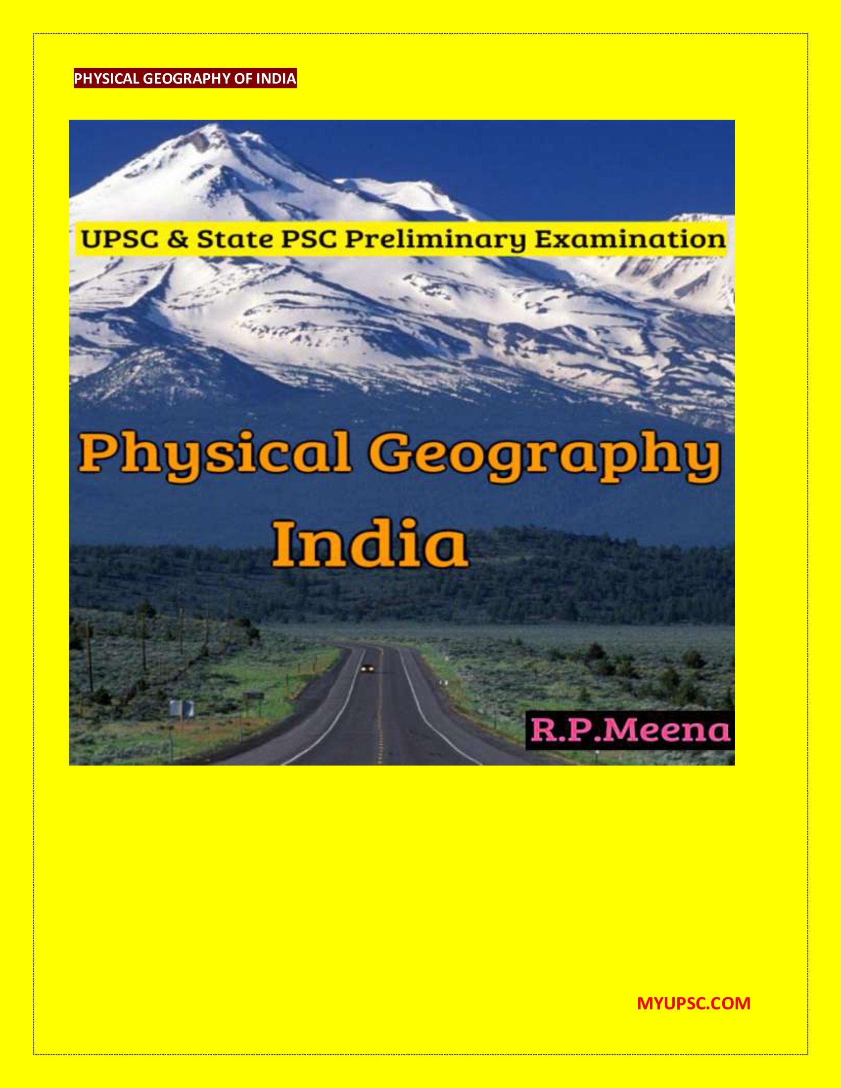 savindra singh physical geography pdf download