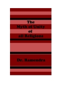 The Myth of Unity of all Religions (eBook)