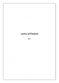 Lyrics of Passion (eBook)