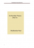 On Number Theory (Part V) (eBook)