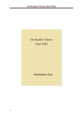 On Number Theory (Part VIII) (eBook)