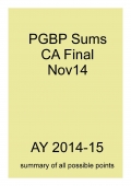 PGBP Sums for CA Final Nov14 (eBook)