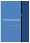 Indian Labor Law Advantages and Restrictions (eBook)