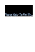 Weaving Magic - The Word Way! (eBook)