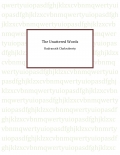 The Unuttered Words (eBook)