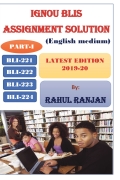 IGNOU BLIS ASSIGNMENT SOLUTION PART-I
