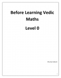 Vedic Maths Level 0 (eBook)