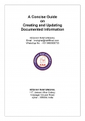 A Concise Guide on Creating and Updating Documented Information (eBook)