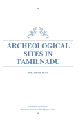 ARCHEOLOGICAL SITES IN TAMILNADU (eBook)