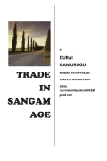 TRADE IN SANGAM AGE (eBook)