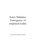 Surya Siddanta: Emergence of empirical reality (eBook)