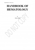 HANDBOOK OF HEMATOLOGY (eBook)