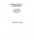 STEREOTYPICAL LEADERSHIP (eBook)