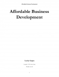 Affordable Business Development (eBook)