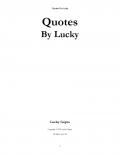 Quotes By Lucky (eBook)