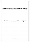 NBR Today Consumer Protection Ready Reckoner (eBook)