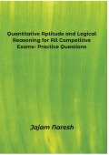 Quantitative Aptitude and Logical Reasoning for all competitive exams- Practice Questions