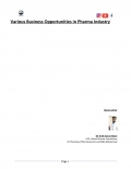 various business opportunities in Pharmaceutical industry (eBook)