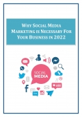 Why Social Media Marketing Is Necessary for Your Business in 2022 (eBook)