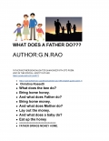 WHAT DOES A FATHER DO??? (eBook)