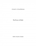 The Power of Habit