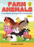 Farm Animals Coloring Book for Toddlers