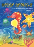 Ocean Animals Coloring Book for Kids Ages 4-8