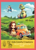 Kids Colorful Creations: Copy and Color Cute Drawings for Kids