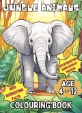 Jungle animals colouring book