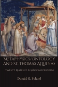 Metaphysics/Ontology and St. Thomas Aquinas