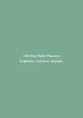 120-Day Daily Planner
