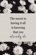 Gratitude Journal - The Secret Of Having It All
