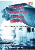 COGNITE: Pharmaceutical Chemistry (ER20-12T)