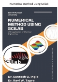 Numerical method using Scilab