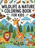 Wildlife & Nature : Coloring Book For Kids