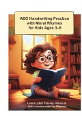 ABC Handwriting Practice with Moral Rhymes for Kids Ages 3–6