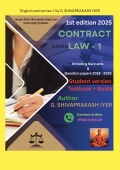 Contract law 1 hybrid book in English