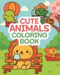 Cute Animals Coloring Book for Kids: Fun and Easy Coloring Pages