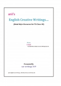 anil's English Creative Writings.... (Model Major Discourses for TG Class 10)