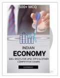 Indian Economy through MCQs — 550 UPSC EPFO & Civil Services Practice Questions (eBook)