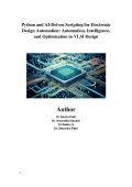 Python and AI-Driven Scripting for Electronic Design Automation: Automation, Intelligence, and Optimization in VLSI Design (eBook) Python and AI-Driven Scripting for Electronic Design Automation: Automation, Intelligence, and Optimization in VLSI Design (eBook)