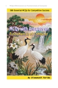 MCQs with Answers on Fundamentals of Computer for Job Aspirants (eBook)