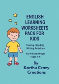 ENGLISH LEARNING WORKSHEETS PACK FOR KIDS