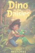 Dino in the Daisies