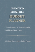 Undated Monthly Budget Planner