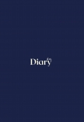 Dear Diary - Ruled (Navy Blue Hard cover)