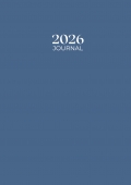 2026 Journal - Blue Hard cover