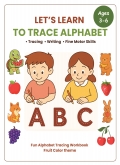 Alphabet Tracing Workbook for Kids Ages 3–6